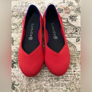 Rothy’s The Flat in Red size 10.5